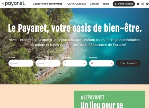 How lepayanet.fr looks like on a tablet such as an iPad.