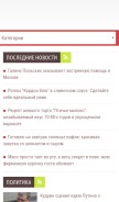 How lesmi.ru looks like on a mobile device such as an iPhone.