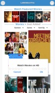 How letmewatchthis.fun looks like on a mobile device such as an iPhone.