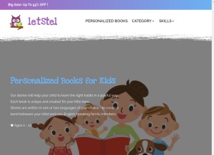 How letstel.net looks like on a tablet such as an iPad.