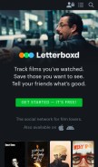 How letterboxd.com looks like on a mobile device such as an iPhone.
