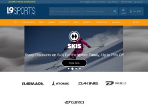 How levelninesports.com looks like on a tablet such as an iPad.