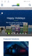 How leviton.com looks like on a mobile device such as an iPhone.