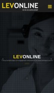 How levonline.com looks like on a mobile device such as an iPhone.
