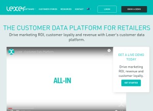 How lexer.io looks like on a tablet such as an iPad.