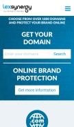 How lexsynergy.net looks like on a mobile device such as an iPhone.