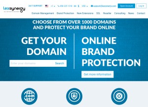 How lexsynergy.net looks like on a tablet such as an iPad.