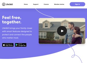 How lf360.co looks like on a tablet such as an iPad.