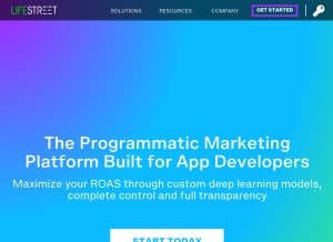 How lfstmedia.com looks like on a tablet such as an iPad.