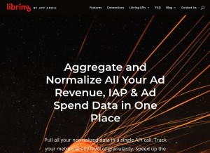 How libring.com looks like on a tablet such as an iPad.
