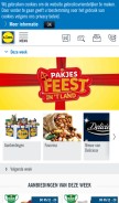 How lidl.nl looks like on a mobile device such as an iPhone.
