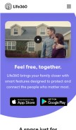 How life360.com looks like on a mobile device such as an iPhone.