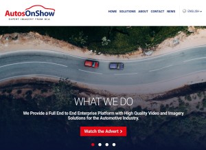 How lifeonshow.tv looks like on a tablet such as an iPad.