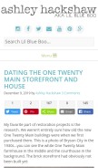 How lilblueboo.com looks like on a mobile device such as an iPhone.