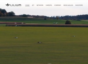 How lilium.com looks like on a tablet such as an iPad.