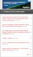 How lilwaynehq.com looks like on a mobile device such as an iPhone.