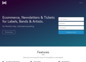 How limitedrun.com looks like on a tablet such as an iPad.