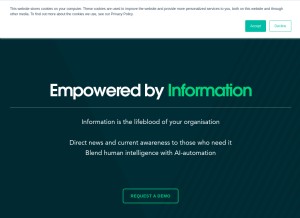 How linexsystems.com looks like on a tablet such as an iPad.