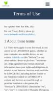 How linkdesks.net looks like on a mobile device such as an iPhone.