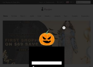 How linkmakeup.com looks like on a tablet such as an iPad.