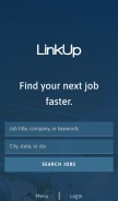 How linkup.com looks like on a mobile device such as an iPhone.
