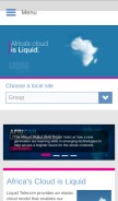 How liquidtelecom.com looks like on a mobile device such as an iPhone.