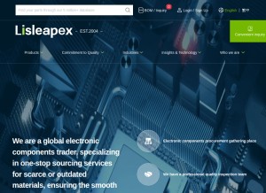 How lisleapex.com looks like on a tablet such as an iPad.