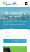 How listoflocal.com.au looks like on a mobile device such as an iPhone.