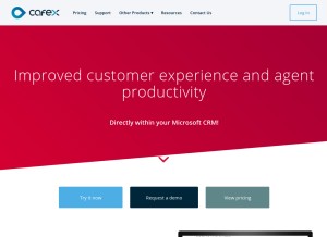 How liveassistfor365.com looks like on a tablet such as an iPad.