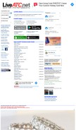 How liveatc.net looks like on a mobile device such as an iPhone.