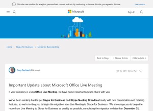 How livemeeting.com looks like on a tablet such as an iPad.