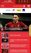 How liverpoolfc.com looks like on a mobile device such as an iPhone.