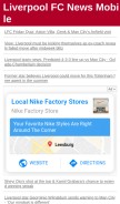 How liverpoolfcnews.net looks like on a mobile device such as an iPhone.
