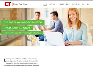 How livetechys.com looks like on a tablet such as an iPad.