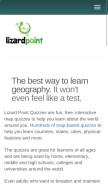 How lizardpoint.com looks like on a mobile device such as an iPhone.