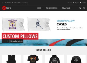 How lkrseller.com looks like on a tablet such as an iPad.