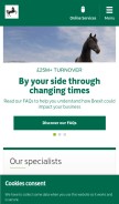 How lloydsbankcommercial.com looks like on a mobile device such as an iPhone.