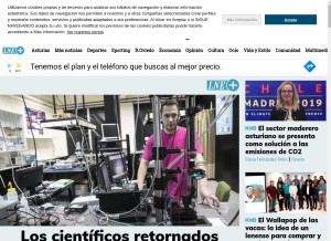 How lne.es looks like on a tablet such as an iPad.