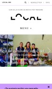 How local.mx looks like on a mobile device such as an iPhone.