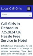 How localcallgirls.in looks like on a mobile device such as an iPhone.