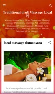 How localmassagemalaysia.blogspot.com looks like on a mobile device such as an iPhone.
