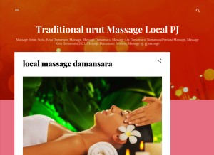 How localmassagemalaysia.blogspot.com looks like on a tablet such as an iPad.