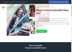How locksmith.world looks like on a tablet such as an iPad.