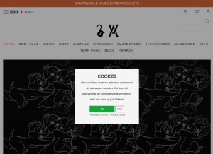 How lockwood.be looks like on a tablet such as an iPad.