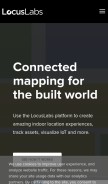 How locuslabs.com looks like on a mobile device such as an iPhone.