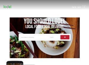 How lodel.com looks like on a tablet such as an iPad.