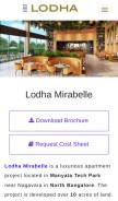 How lodhathanisandra.in looks like on a mobile device such as an iPhone.