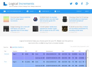 How logicalincrements.com looks like on a tablet such as an iPad.