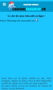 How logicieleducatif.fr looks like on a mobile device such as an iPhone.