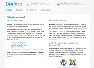 How loginza.ru looks like on a tablet such as an iPad.